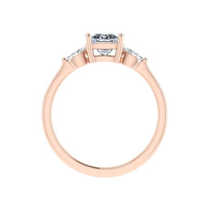 Load image into Gallery viewer, The Monroe - Princess 3 Stone Ring