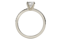 Load image into Gallery viewer, The Elizabeth - 1CT Round Pave Ring