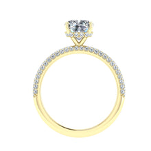 Load image into Gallery viewer, The Cameron - Cushion Cut Micro Pavé Ring