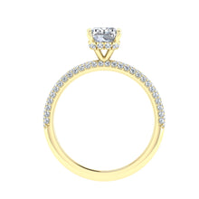 Load image into Gallery viewer, The Carter- Radiant Cut Micro Pavé Ring