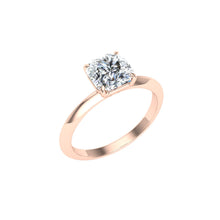 Load image into Gallery viewer, The Noor - Asscher Cut Solitaire Ring