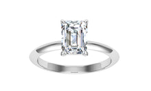 Load image into Gallery viewer, The Scout - Emerald Cut Solitaire Ring