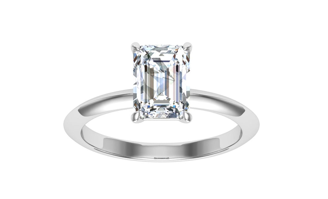 The Scout - Emerald Cut Solitaire Ring