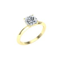 Load image into Gallery viewer, The Noor - Asscher Cut Solitaire Ring