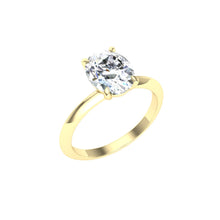 Load image into Gallery viewer, The Crystal - Oval Cut Solitaire Ring