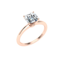 Load image into Gallery viewer, The Gracelynn - Asscher Cut Solitaire Ring
