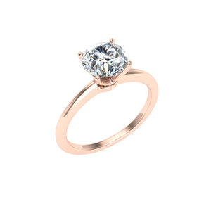 The Armani -Round Cut Solitaire Ring