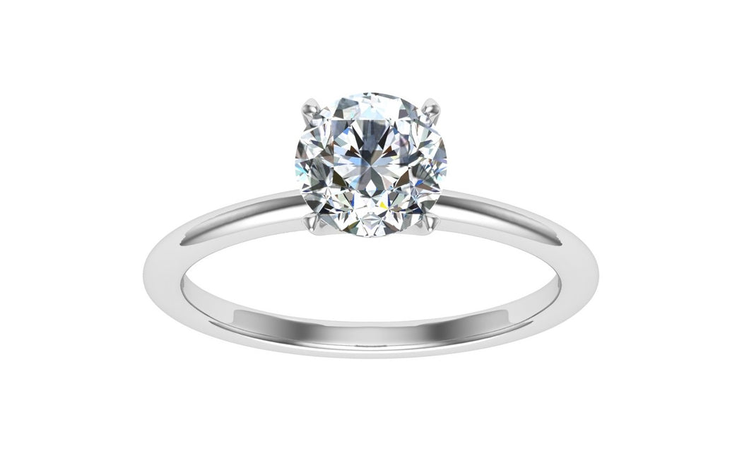 The Armani -Round Cut Solitaire Ring