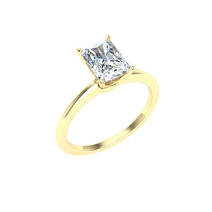 The Kori - Radiant Cut Solitaire Ring