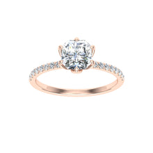 Load image into Gallery viewer, The Arabella  - Asscher  Cut Scalloped Ring