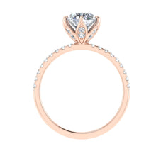 Load image into Gallery viewer, The Briella - Oval Cut Scalloped Ring