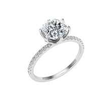 Load image into Gallery viewer, The Arabella  - Asscher  Cut Scalloped Ring