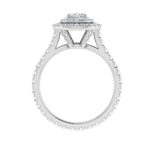 The Kareena - Oval Cut Halo Ring