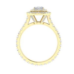 The Kareena - Oval Cut Halo Ring