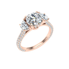 Load image into Gallery viewer, The Raelyn - Round 3 Stone Ring