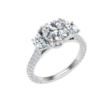 Load image into Gallery viewer, The Raelyn - Round 3 Stone Ring