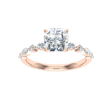Load image into Gallery viewer, The Blair -Asscher Cut Ring
