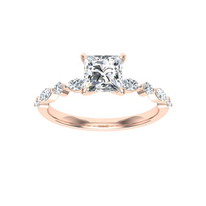The Sloane - Princess Cut Ring