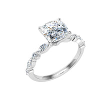 Load image into Gallery viewer, The Cora - Cushion Cut Ring
