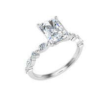 Load image into Gallery viewer, The Trinity - Radiant  Cut Ring