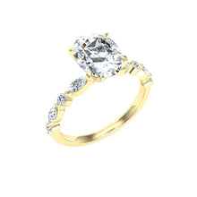 Load image into Gallery viewer, The Esther - Oval Cut Ring