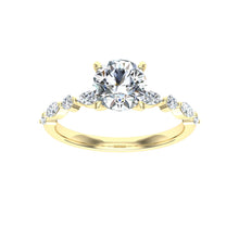 Load image into Gallery viewer, The Evangeline- Round Cut Ring