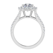 Load image into Gallery viewer, The Karter - Asscher Cut Halo Ring