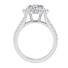 Load image into Gallery viewer, The Aarya- Oval Cut Halo Ring