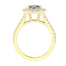 Load image into Gallery viewer, The Shay - Emerald Cut Halo Ring