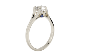 The Lana - 1CT Round Cut Ring
