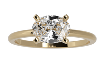 Load image into Gallery viewer, The Monica - 1CT Oval Cut Ring