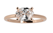 Load image into Gallery viewer, The Monica - 1CT Oval Cut Ring