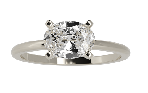 The Monica - 1CT Oval Cut Ring