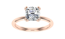 Load image into Gallery viewer, The Zayla - Double Claw Cushion Cut Ring