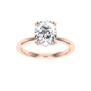 The Madeline - Double Claw Oval Cut Ring