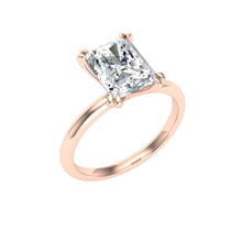 Load image into Gallery viewer, The Mylah - Double Claw Radiant Cut Ring