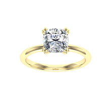 Load image into Gallery viewer, The Zayla - Double Claw Cushion Cut Ring