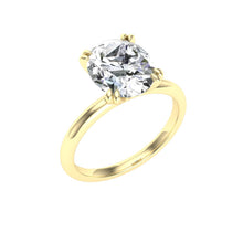 Load image into Gallery viewer, The Madeline - Double Claw Oval Cut Ring