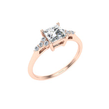 Load image into Gallery viewer, The Marleigh - Princess  Cut Ring