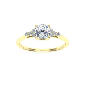 The Lacey - Cushion Cut Ring