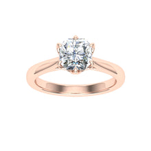 Load image into Gallery viewer, The Rivka - Asscher Cut Scalloped Ring