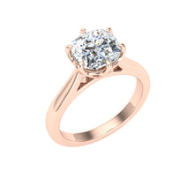 Load image into Gallery viewer, The Mavis - Cushion Cut Solitaire Ring