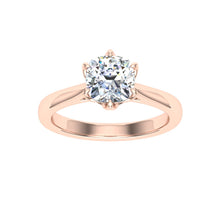 Load image into Gallery viewer, The Dani - Cushion Cut Scalloped Ring