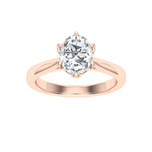 The Karen - Oval Cut Solitaire Ring