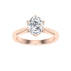 The Eloise  - Oval Cut Solitaire Ring