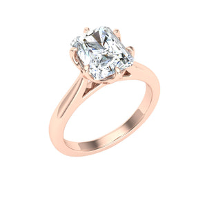 The Paula - Radiant Cut Solitaire Ring