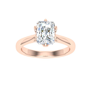 The Paula - Radiant Cut Solitaire Ring