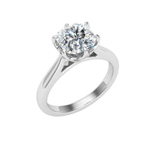 Load image into Gallery viewer, The Rivka - Asscher Cut Scalloped Ring