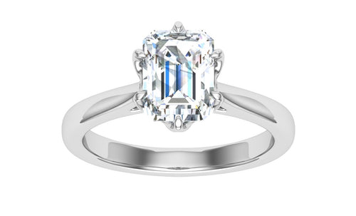 The Theodora - Emerald Cut Solitaire Ring