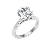 Load image into Gallery viewer, The Paula - Radiant Cut Solitaire Ring